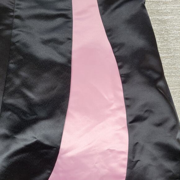 VTG Gunne Sax Jessica McClintock Gown 5/6 Black‎ Pink Satin Fairy Formal Dress - Picture 12 of 16